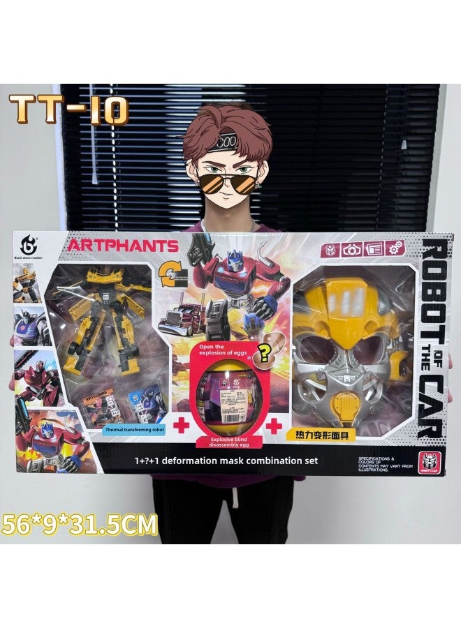 Super Large Gift Box Deformation Robot King Kong Suit Interest Training Course Organization Gift Mask Toy Night Market Wholesale-Color:91832 Machine-changing War Alliance (two Random Ones) - Image 4