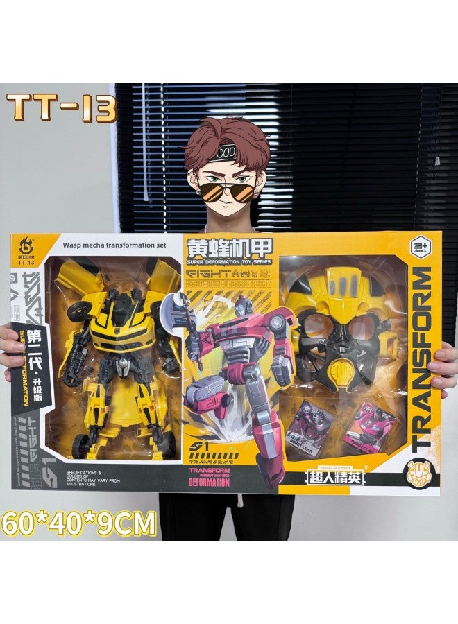 Super Large Gift Box Deformation Robot King Kong Suit Interest Training Course Organization Gift Mask Toy Night Market Wholesale-Color:91832 Machine-changing War Alliance (two Random Ones) - Image 2