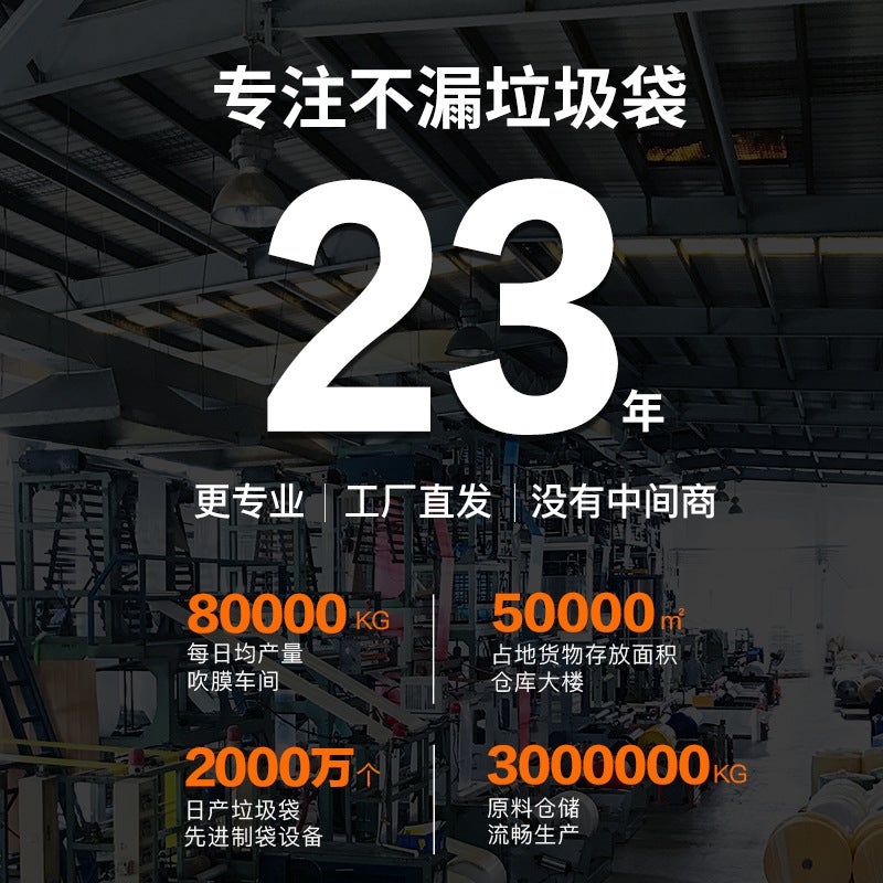 A Generation Of Trembling E-Clean Garbage Bag Home Portable Rope Home Creative Kitchen Worry-Relief Garbage Bag 4 Rolls - Image 5