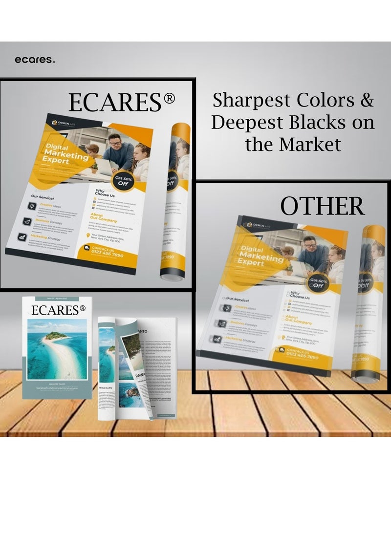 إيكاريس® خرطوشة حبر متوافقة 203A CF543A تستخدم لطابعة Laserjet M254dw M254nw MFP M280 M280nw M281cdw M281fdn M281fdw (Margenta) - Image 2