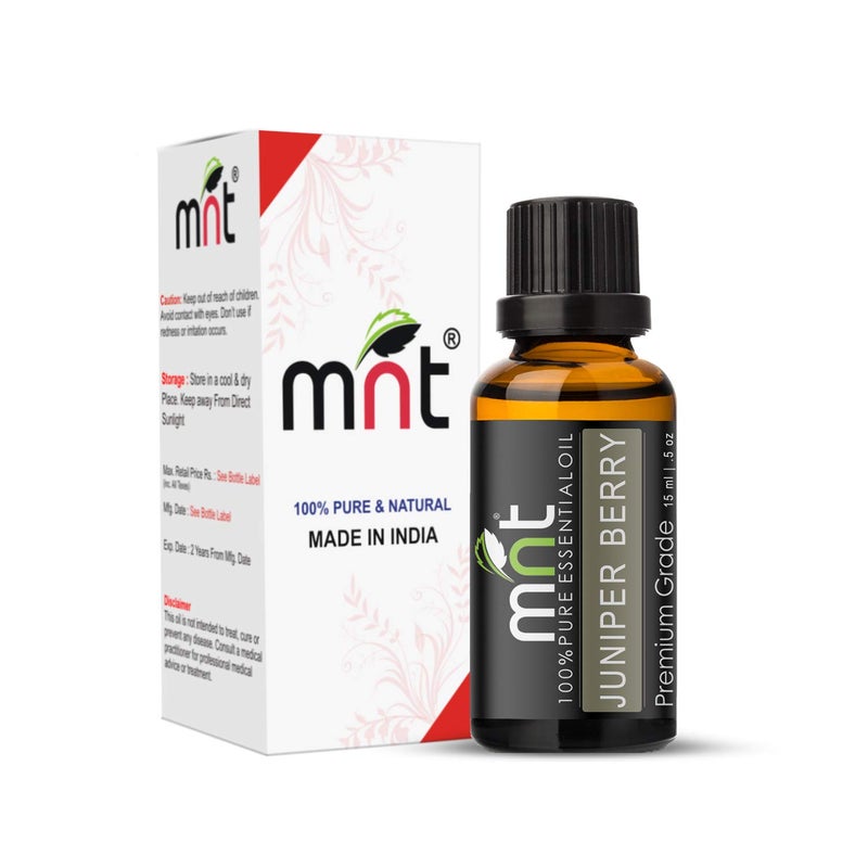MNT Juniper Berry Essential Oil 100% Pure Natural & Undiluted Therapeutic Grade for Aromatherapy, Skincare (15ML) - Image 4