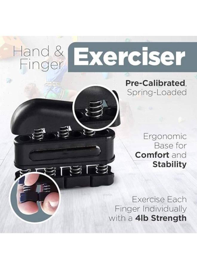 5 قطع – جهاز لتقوية القبضة وعضلات اليد – مقاومة قابلة للتعديل لعضلات الساعد – موسّع أصابع، مقوي قبضة، وجهاز تمرين الأصابع للرجال والنساء - Image 3