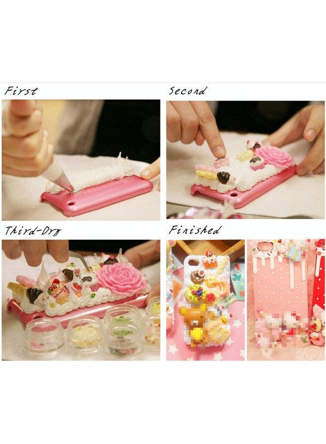 Zhiheng Random 30 Pack Cute Candy Plastic Beads Fruit Dessert Ice Cream Resin Charms Slices Flatback Buttons For Handcraft Accessories Scrapbooking Phone Case Decor (Donut) - Image 3