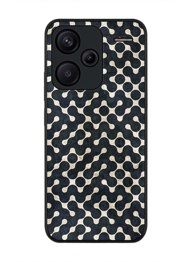 Stylizedd Rugged Black Edge Case for Xiaomi Redmi Note 13 Pro Plus, Slim fit Case Flexible Anti Drop TPU Gel Thin Cover -  Connect The Dots (Black) - Image 1