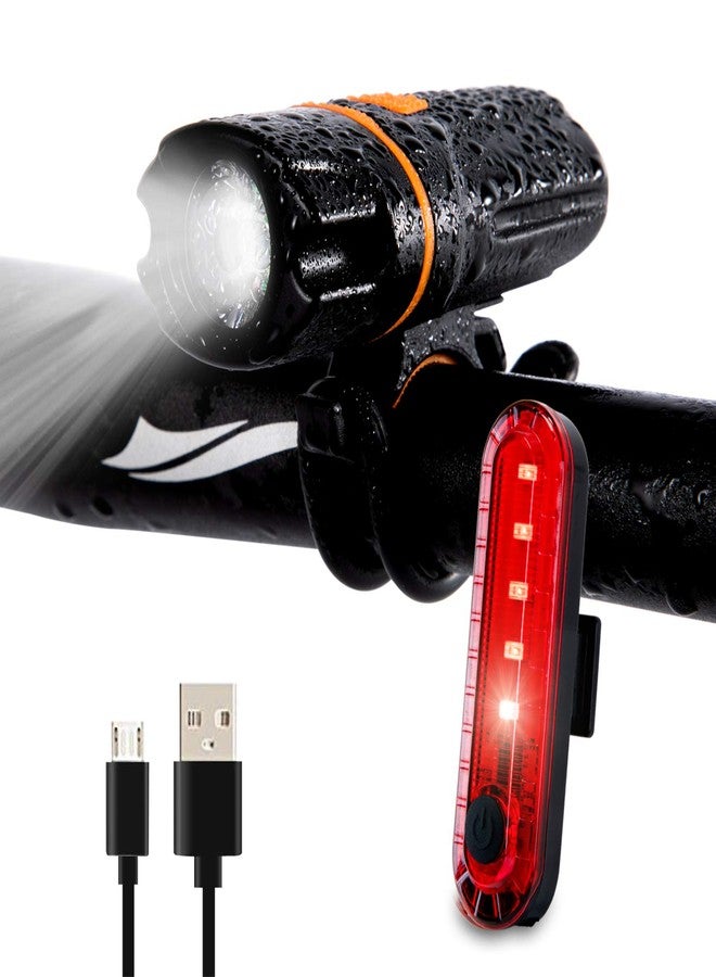 Wastou Bike Lights, Super Bright Bike Front Light 1200 Lumen, IPX6 Waterproof 6 Modes Cycling Light Flashlight Torch with USB Rechargeable Tail Light(USB Cable Included) new - Image 1