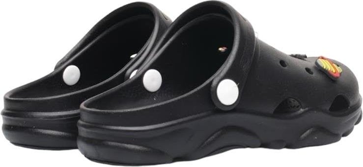 Liger Non-Slip Sole Sea Beach Pool Kids Slippers Black  - Image 4