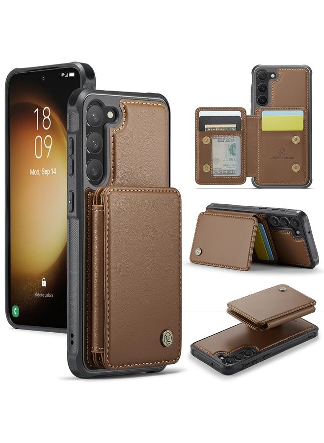 The Bros Case For Samsung Galaxy S23+ 5G J05 Business Magnetic Style RFID Leather Phone Case