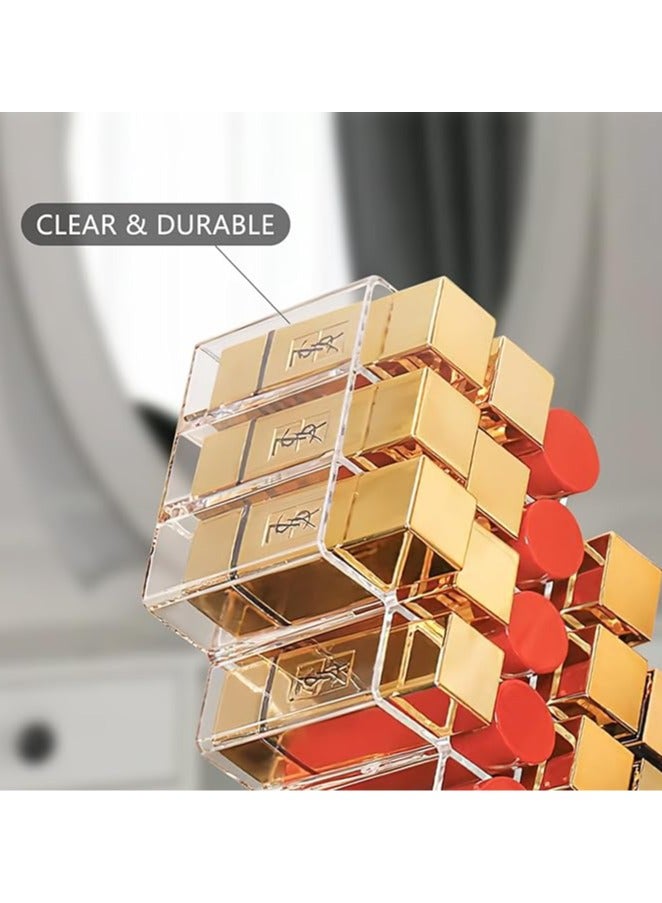 ORiTi Lipstick older Organizer Stackable Fish Shape Lipstick Tower Lip Gloss Storage Stand Perect for Lipgloss Organizer Makeup l - Image 3