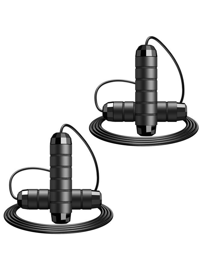 SKIFUL Jump Rope,Tangle-Free Rapid Speed Jump Rope with Ball Bearings for Men,Women and Kids,Adjustable Steel Skipping Rope with Ergonomic Foam Handles,A Ideal Equipment and Accessories for Workout,Fitness - Image 1