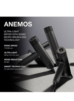 ELCHIM Hair Dryer - Ultra-Light, Quiet, Professional Micro-Brushless Digital Motor For All Hair Types - Anemos Hair Dryer  - Image 2