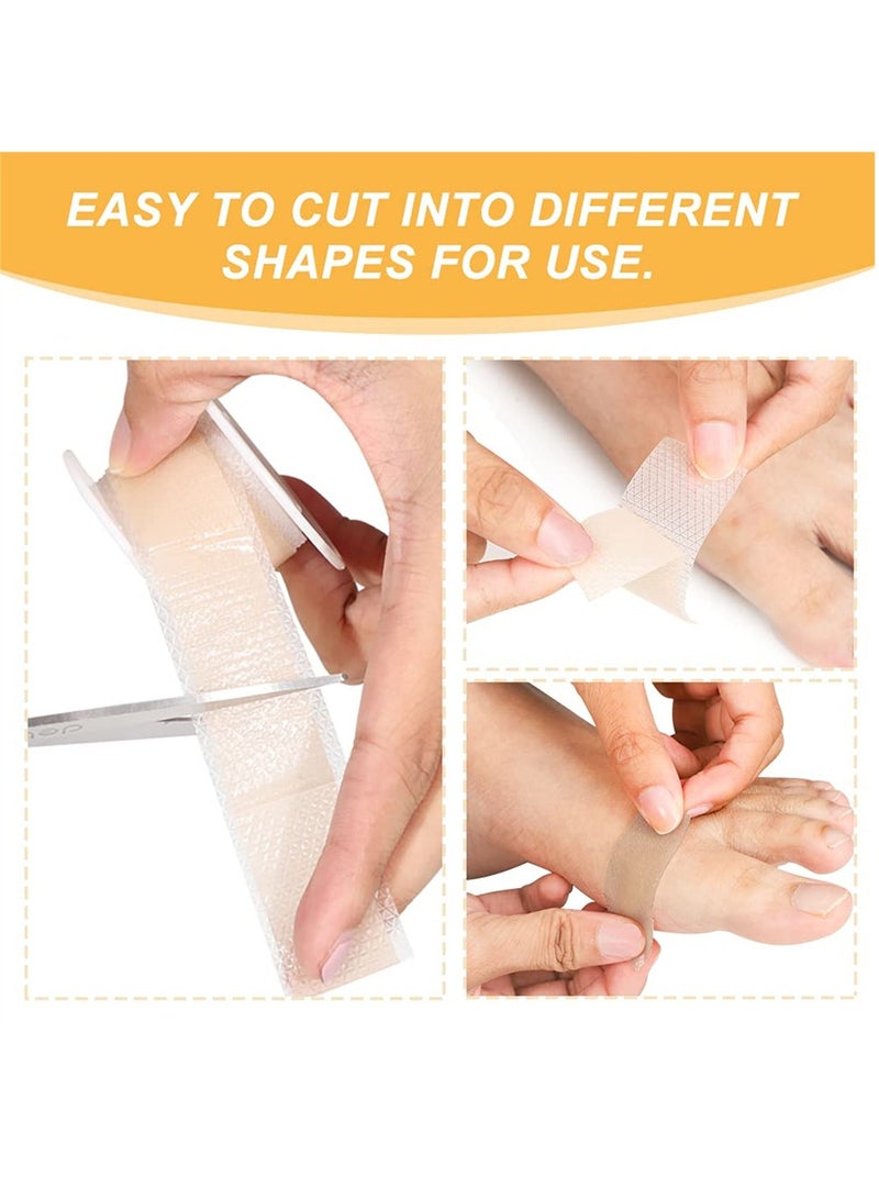 Excefore Heel Sticker Silicone Gel Tape Protector, Blister Prevention Bandaids for Feet, Hand Foot Bandage for Calluses Tender Spots Shoe Friction - Image 4