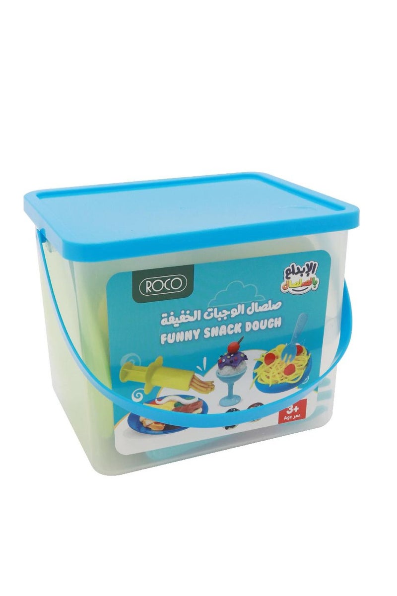 عجينة/صلصال تشكيلي على شكل بار وجبات خفيفة مضحك + ملحق