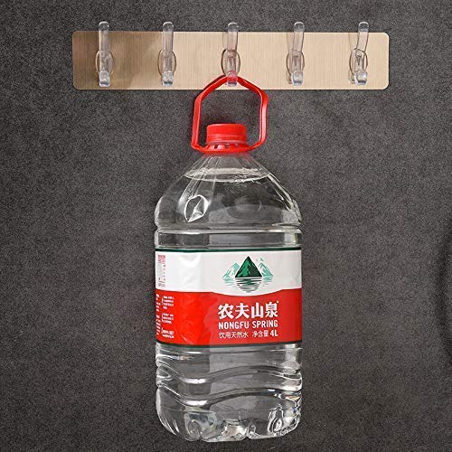 SOJITRA SOJITRA Self Adhesive Heavy Duty Plastic Hooks for Hanging Strong Sticker Sticky Wall Mounted Hanger for Home Kitchen Bathroom Key Hanger Frame Holder Pack of 1  - Image 4