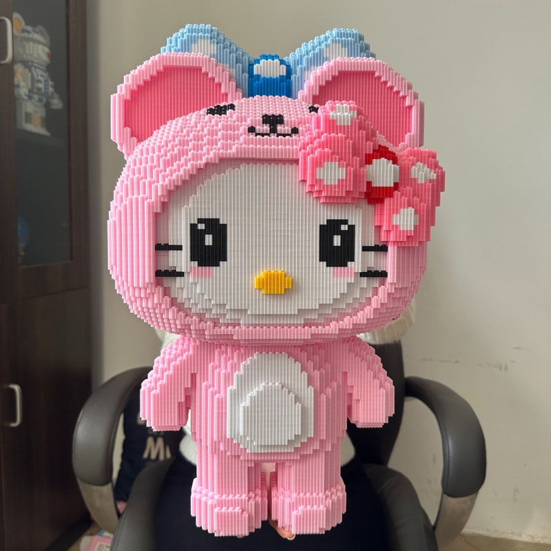 Super Large Hello Kitty 3D Puzzle Building Blocks – Educational Toy for Kids - Image 5