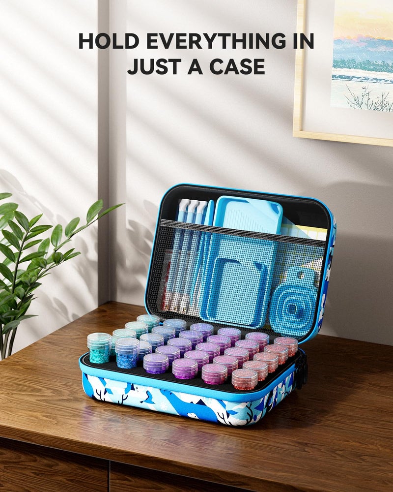 ARTDOT 30 Slots Storage Container for Diamond Art Kits for Adults,Portable Bead Storage Boxes for Diamond Painting Accessories and Tools - Image 2