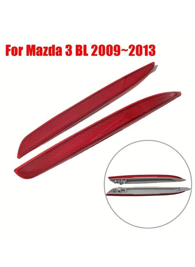 1 Pair Rear Bumper Reflector for Mazda 3 BL 2009 2013 Durable ABS Plastic Safety - Image 5