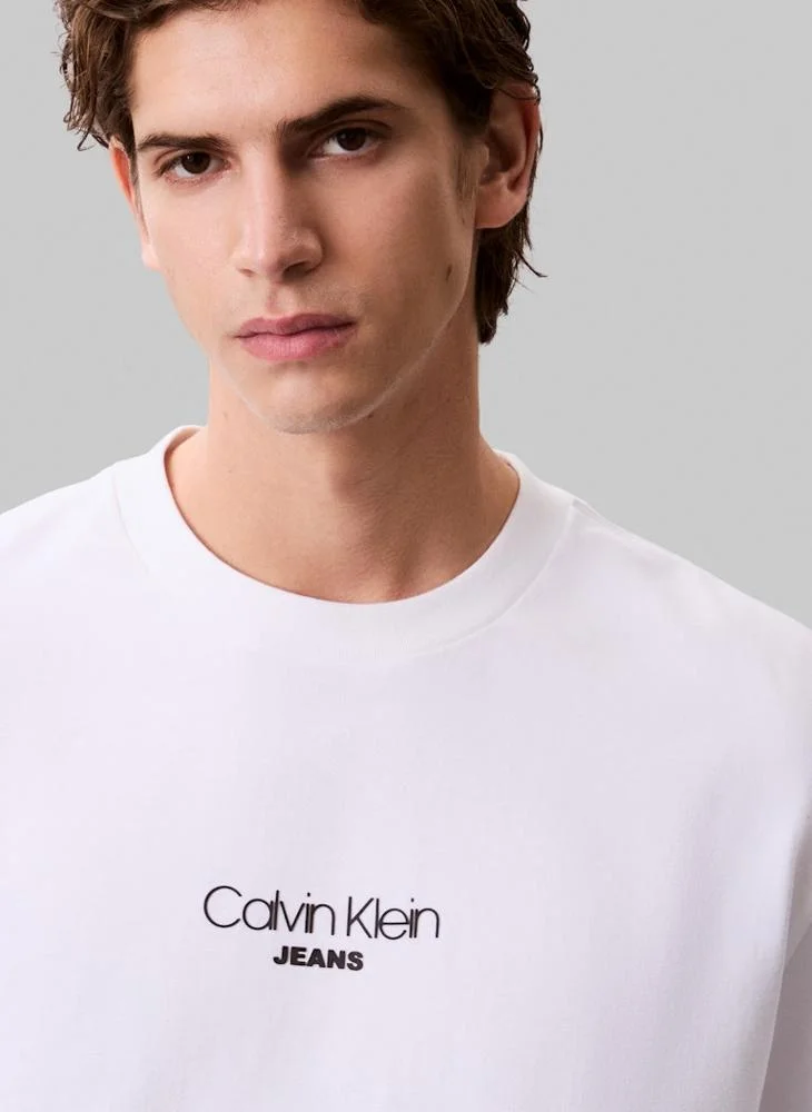 Calvin Klein Jeans  Relaxed Fit Logo Graphic T-Shirt for Men | Best Price UAE