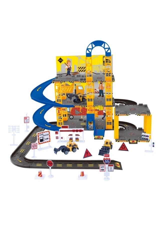 Power Joy Vroom Vroom Construction Garage With 3Cars - Image 1