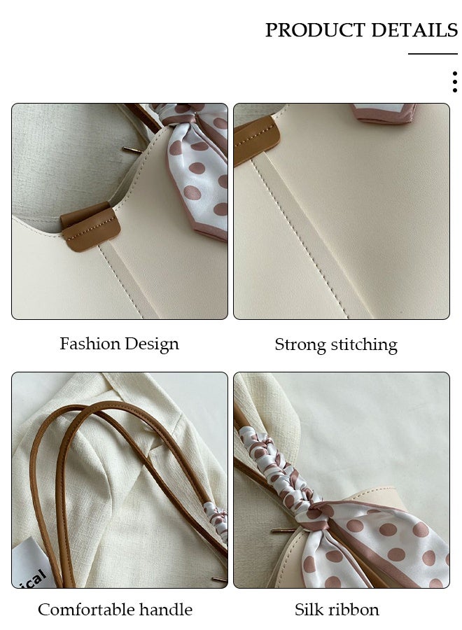 DUNISO Women's Shoulder Tote Bag Leather Handbag For Women Retro Large Capacity Messenger Fashionable Travel Hand Bag - Image 2