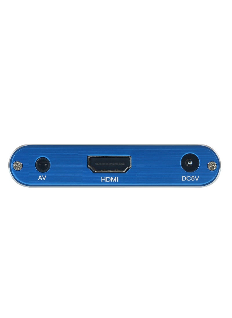 Generic - Quanzhi F10 HDMI mini HD hard disk player 1080p MKV USB SD video advertising player Blue-European gauge power supply - Image 1