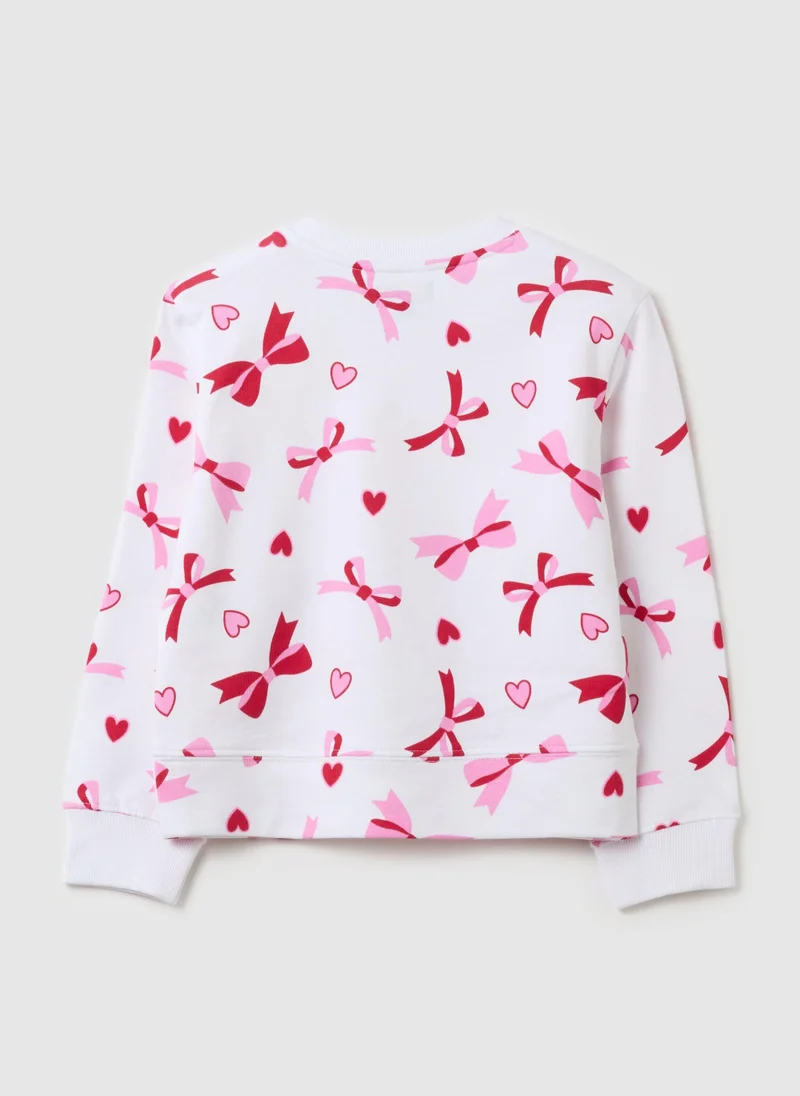 او في اس French Terry Sweatshirt With Print