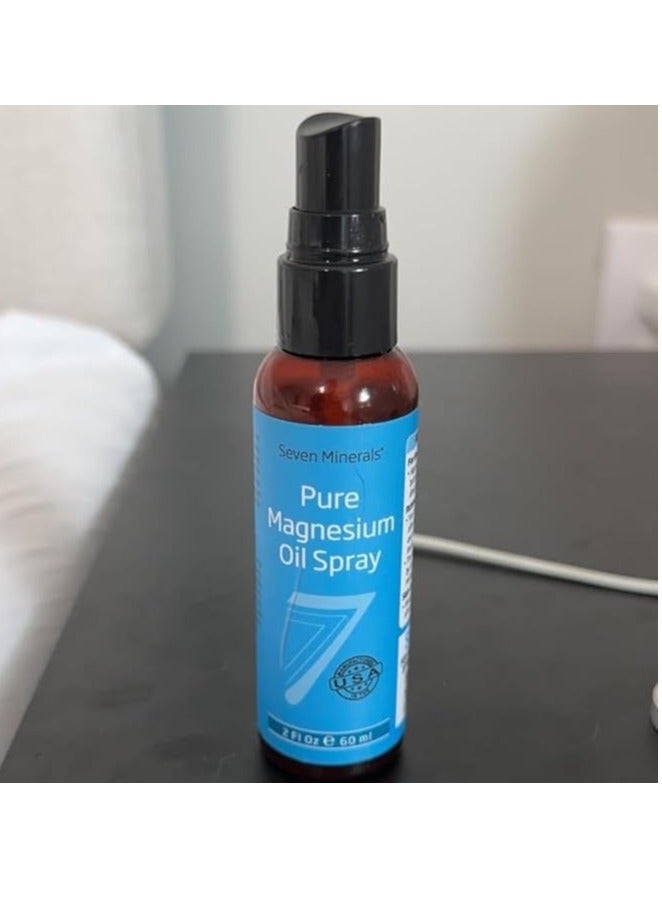 سيفين مينيرالز زيت رذاذ المغنيسيوم النقي 2 أونصة سائلة