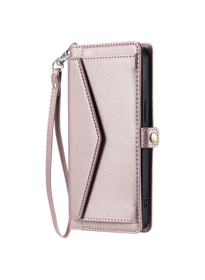 اس-توب جراب لهاتف Motorola Moto G75 5G، جراب جلدي متعدد الفتحات للبطاقات مع حبل تعليق - Image 2