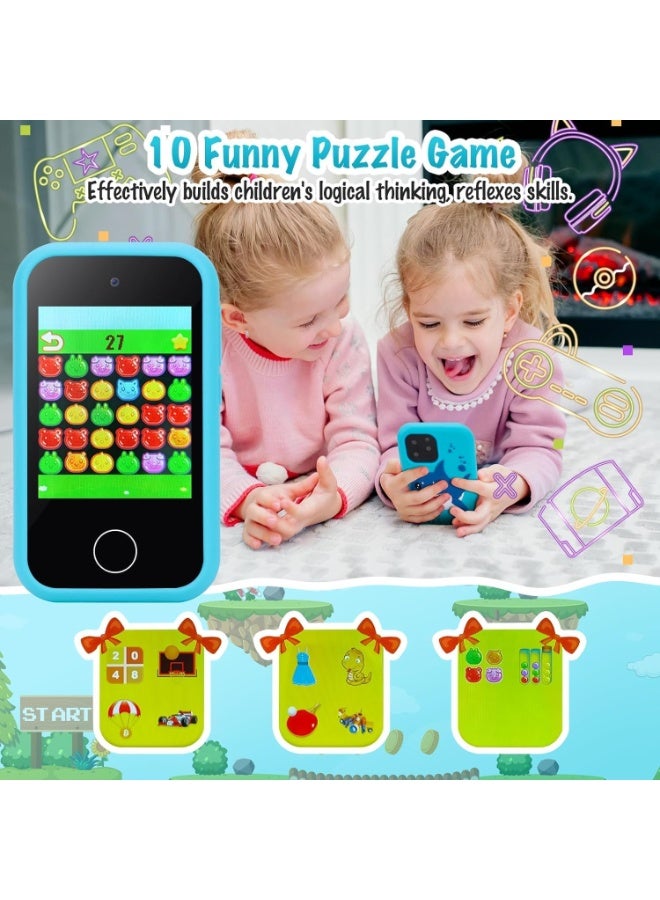 xppier Kids Smart Phone mobile, Mini Phone for Kids with Camera, Games, Educational Toy for Girls boys 3+ Years Old and toddler, Small Phones for Kids, Gift for Birthday or Learning - Image 5