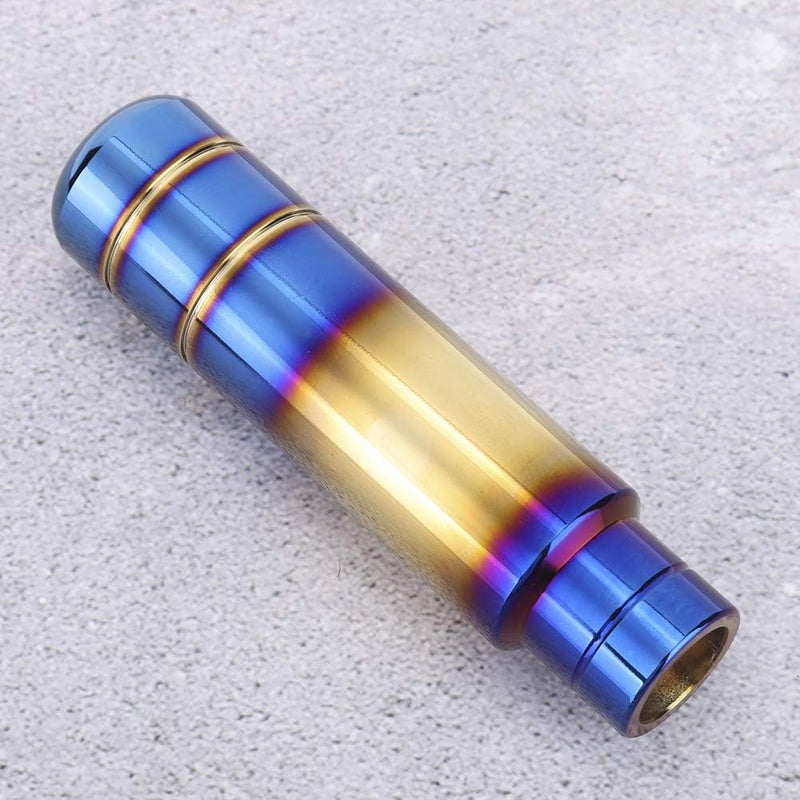 Universal Car Gear Shift Knob, Aluminium Alloy Shift Lever Handle, Ergonomic Design with Smooth Finish, Replacement for Manual Transmission Cars and SUVs (（13CM）) - Image 4
