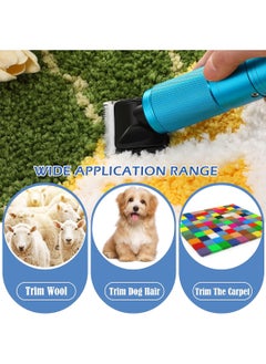 Sharpdo Carpet Trimmer Low Noise Rug Carver Electric Speed Adjustable Rug Tufting Carver Clippers Electric Shears Carpet Carving Tool for Handmade Rug Clean and Tufted Carpet Rug, with 3-6-9-12mm Limit Comb  - Image 3