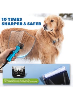 Sharpdo Carpet Trimmer Low Noise Rug Carver Electric Speed Adjustable Rug Tufting Carver Clippers Electric Shears Carpet Carving Tool for Handmade Rug Clean and Tufted Carpet Rug, with 3-6-9-12mm Limit Comb  - Image 5