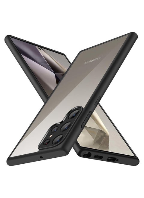 Bumper Protective Case for Samsung Galaxy S22 Ultra Silicone TPU Bumper Ultra Durable Ultra-Safe Camera Optimum Solution Black