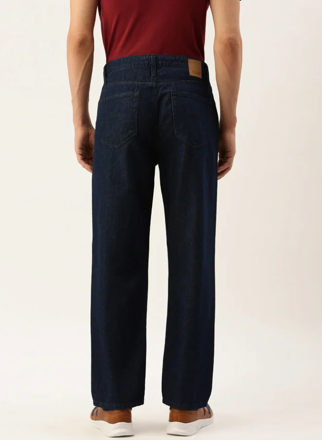 Take Two Styli Men Mid Rise Relaxed Fit Solid Jeans By Bene Kleed