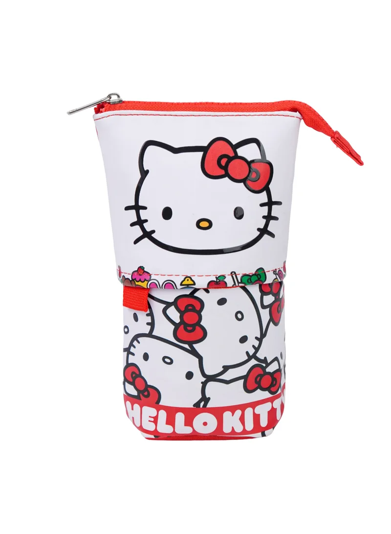 سانريو Sanrio Hello Kitty Toddler Expandable Pencil Case | Kids School Pencil Pouch | Hello Kitty Stationery Organizer