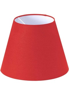 Moda35. Red Lampshade Diameter 35 cm Conical Fabric A857 