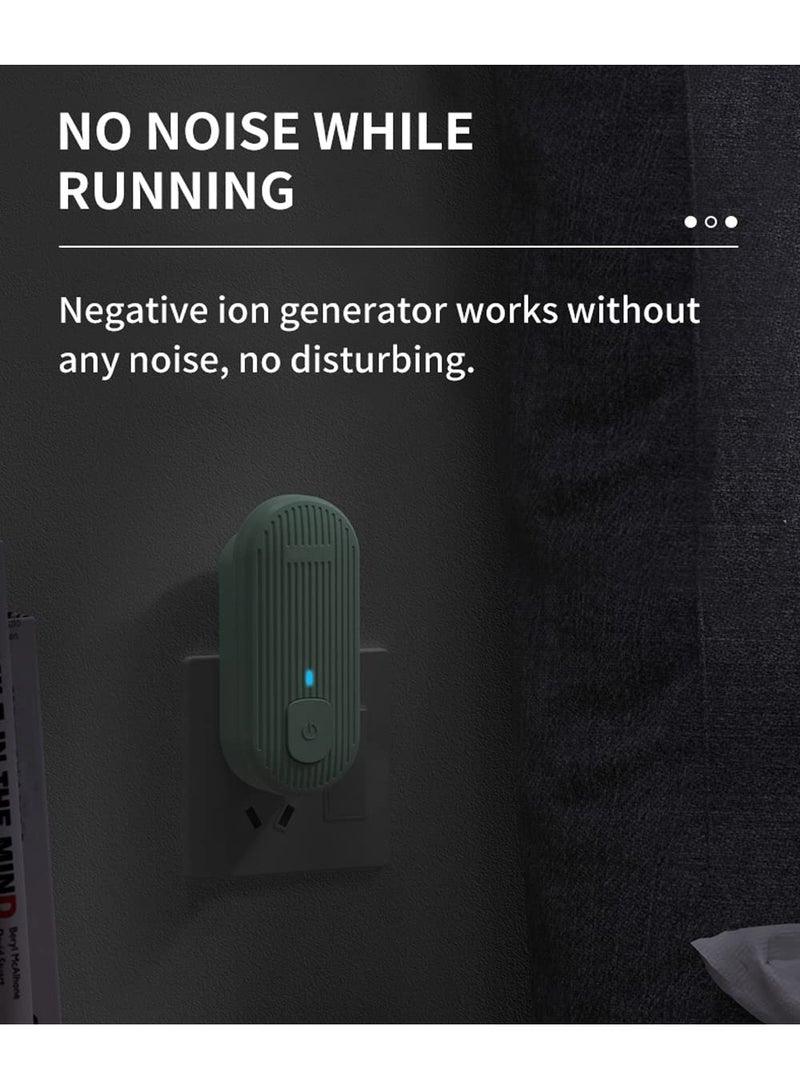 SYOSI 2 Pack Home Plug in Air Purifier, Mini Portable Air Purifier, Best for Home Office Car Room Bedrooms Toilets - Image 4