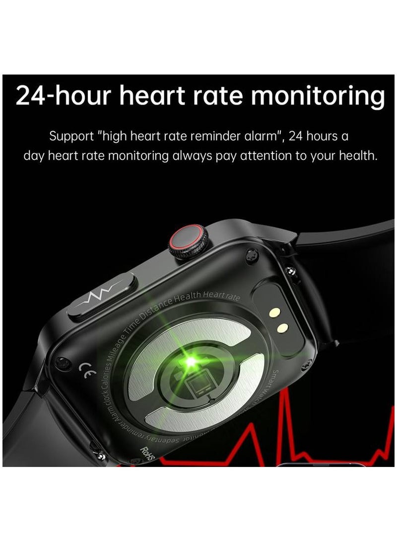Saco Health Smart Watch with Blood Glucose Monitoring Uric Acid ECG PPG HRV Heart Rate Body Composition Bluetooth Call - Image 2
