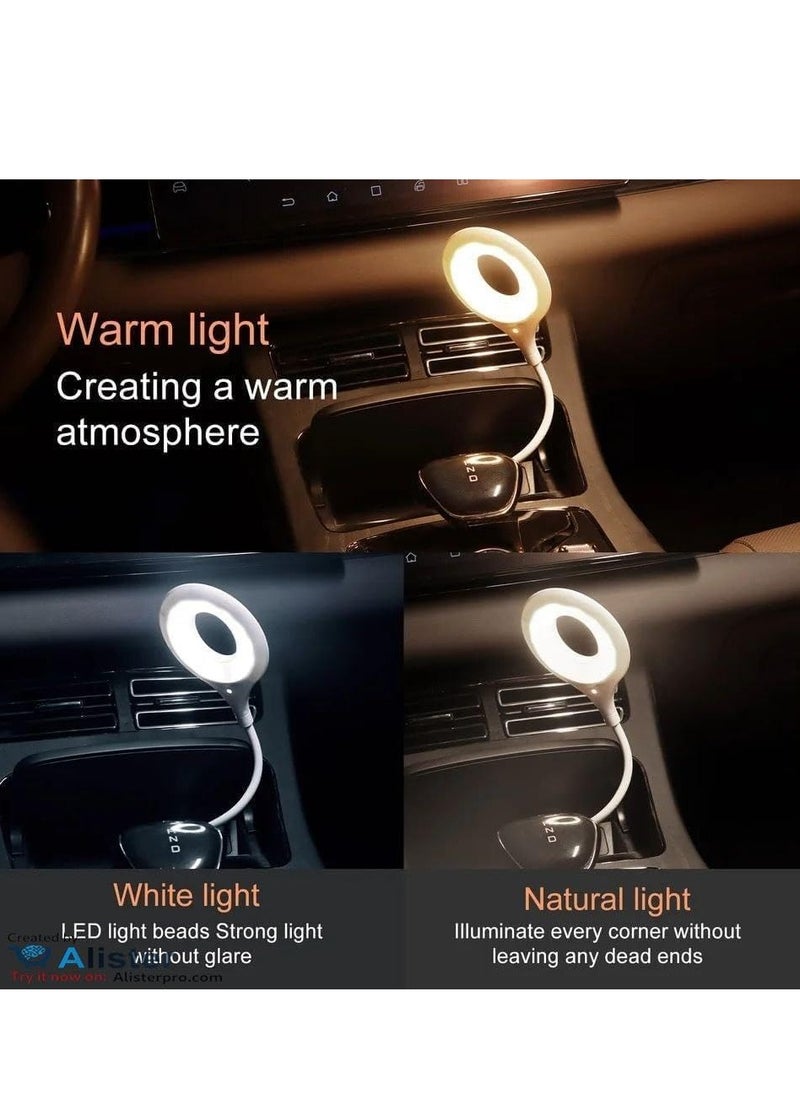 Generic - 360 Degree Rotating USB Interface Control LED Night Light, Foldable, Multi-directional Lighting, Three Modes, Brightness Readings, etc. (2 Pack) - Image 1