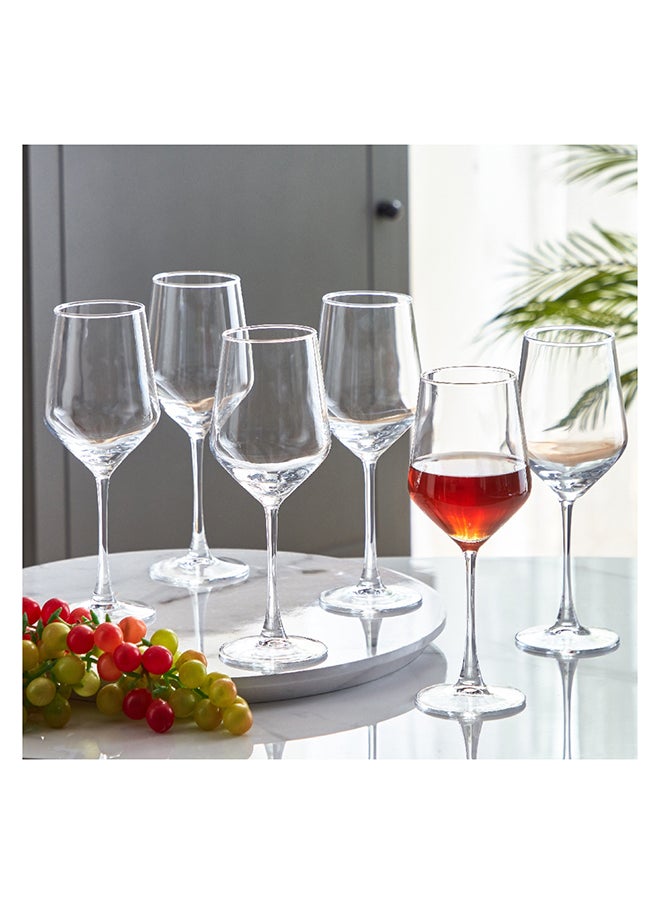 Home Box - Aura 6-Piece Red Wine Stem Glass Set 510 ml - Image 1