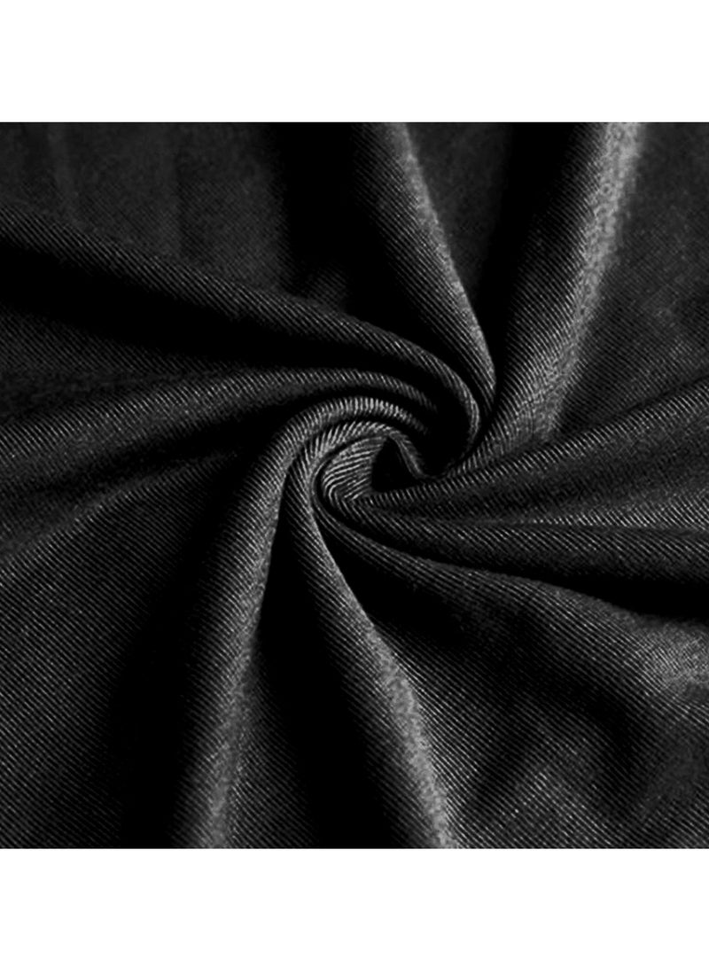 SYOSI Wife Mom Boss dress Letters Print Cotton Long Sleeve T Shirt Dresses Round Neck Long Sleeve Causal Loose Baggy Oversized Dresses with Big Pockets For Women black - Image 3