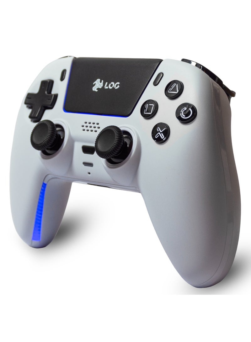 LOG Wireless Controller For PlayStation 5 - White - Image 2