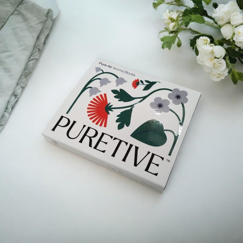 Puretive PURETIVE Pure Air Aroma Blocks Set of 2 Soy Wax Tablets Lemongrass SandalwoodRose Fragrance Scented Sachet Air Freshener for Wardrobe Home Dcor EcoFriendly Gifting  - Image 2