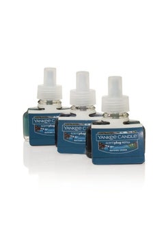 YANKEE CANDLE Bayside Cedar ScentPlug® Diffuser Refill, 3-Pack  - Image 1