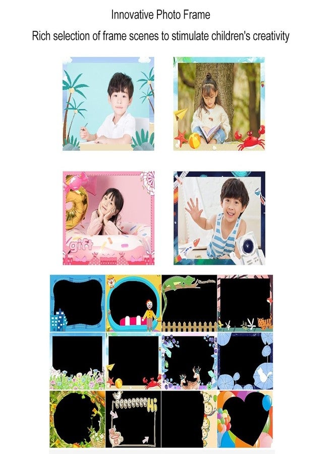 Samurai Instant HD Print Camera for Girls & Boys – Fun Black‑and‑White Photo Maker | Unicorn Design | Built‑in Filters & Games | 3 Rolls (One Inside The Camera & 2 in Box) - Image 5