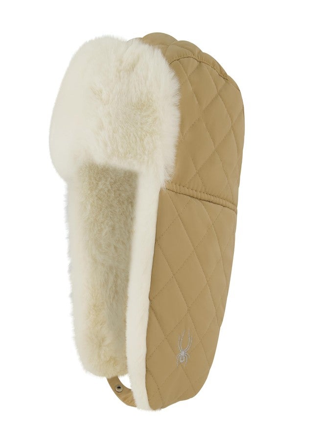 سبايدر قبعة سبايدر النسائية المبطنة والمعزولة المصنوعة من النايلون، لون طيني، مقاس واحد - Image 2