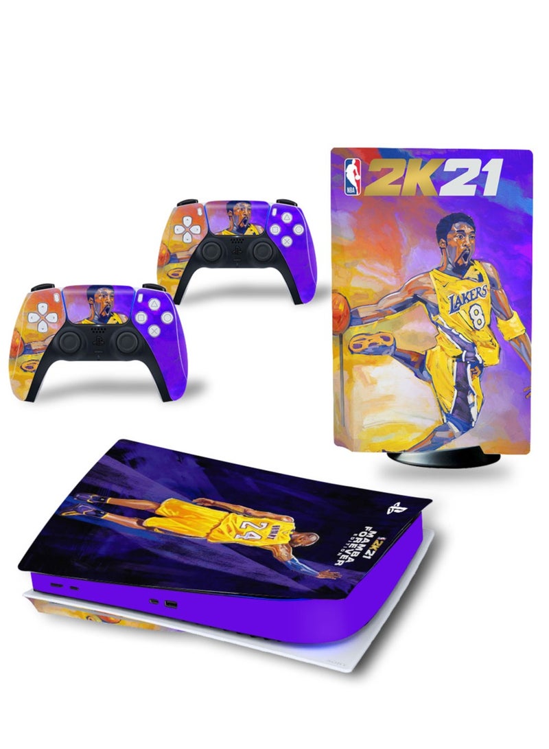 Console And Controller Sticker Set For PlayStation 5 Disc Version