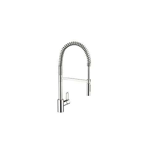 hansgrohe Talis Loop Chrome Commercial Kitchen Faucet, Kitchen Faucets with Pull Down Sprayer, Faucet for Kitchen Sink, Chrome 04700005 - Image 1
