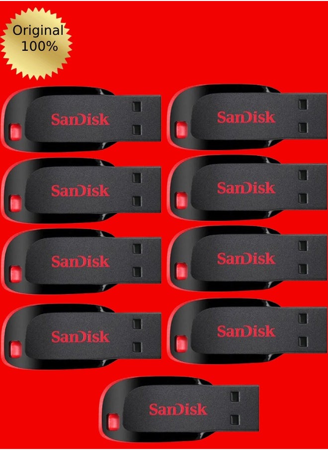 Sandisk 9 Pieces 16GB Cruzer Blade Usb Flash USB2.0  - Image 1