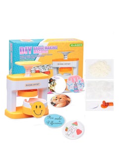 Badge Maker Machine, 55mm DIY Pin Button Maker Press Machine Badge Punch for Kids Press with Free 48pcs Button Parts and Pictures and Circle Cutter Installation Free