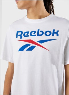Reebok Identity Stacked Logo T-Shirt  - Image 3